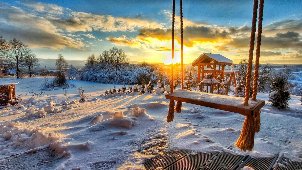 Bieszczadzka Hawira Villa Polańczyk Buitenkant foto