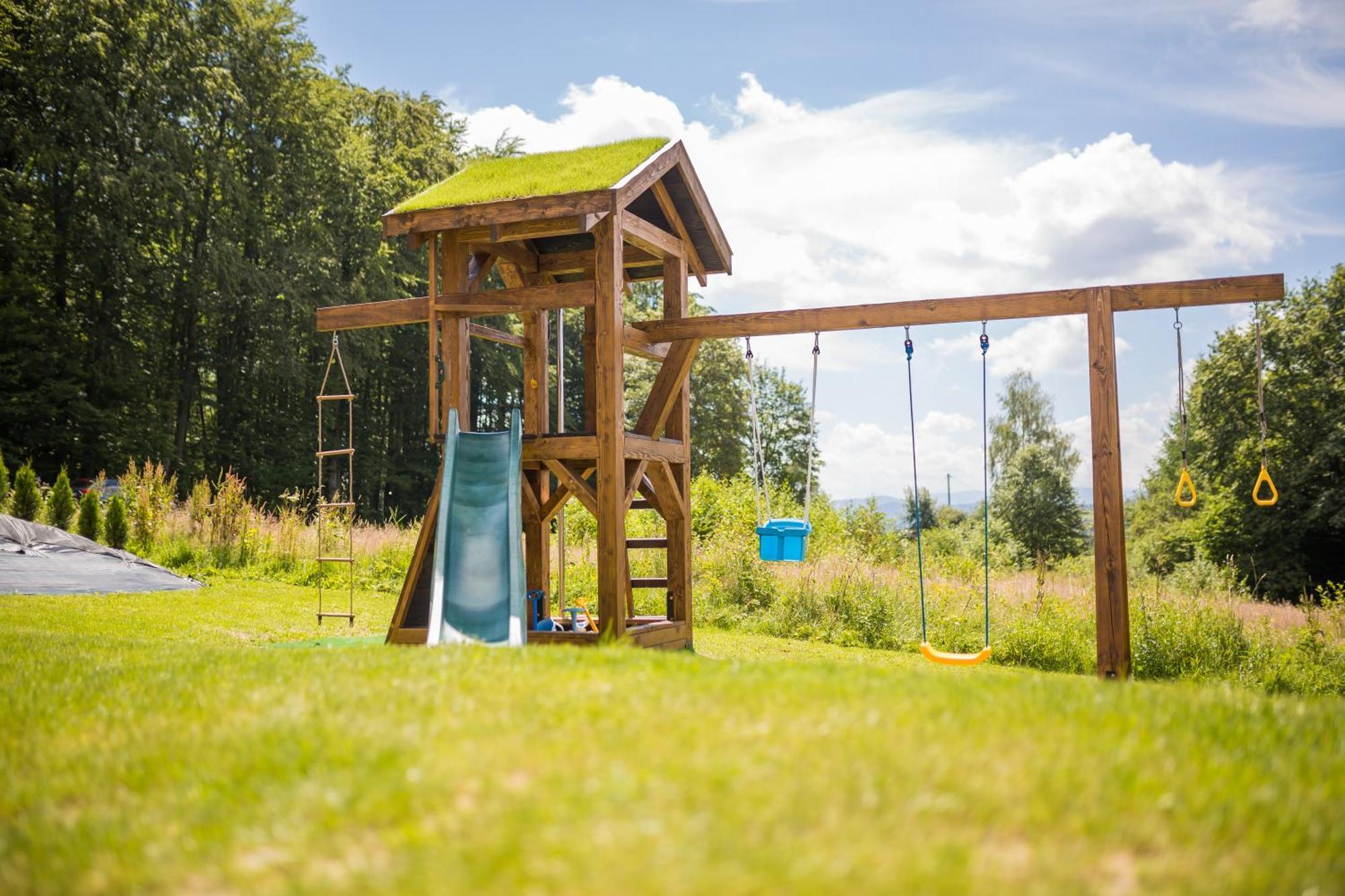 Bieszczadzka Hawira Villa Polańczyk Buitenkant foto